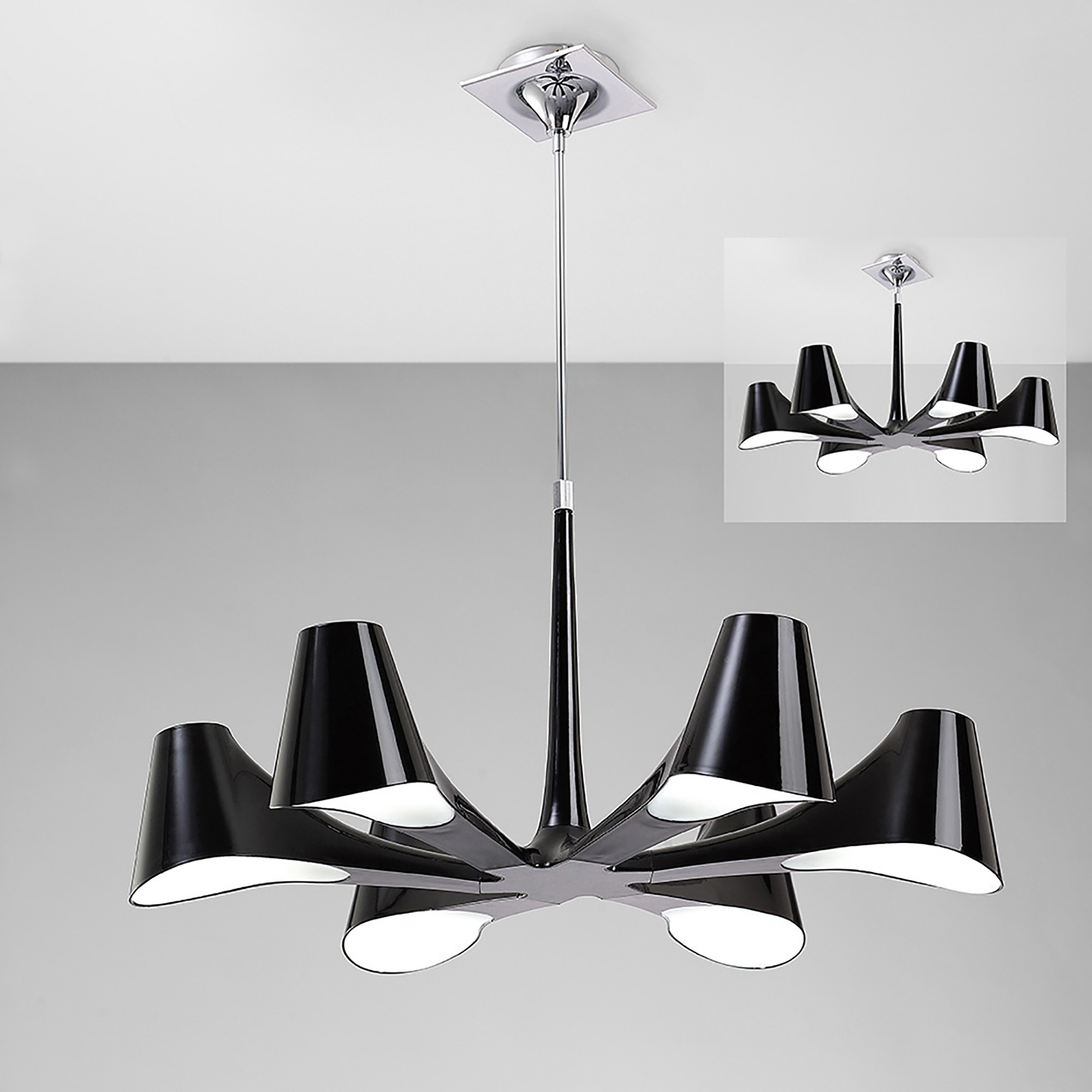 Ora Gloss Black Ceiling Lights Mantra Modern Ceiling Lights Ora Gloss Black Ceiling Lights Mantra Modern Ceiling Lights